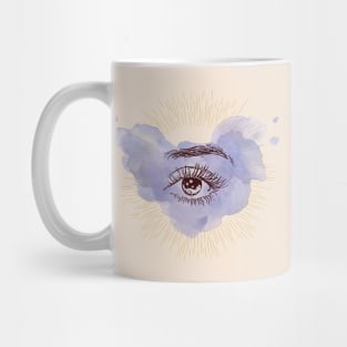 Watercolor Eye Looking in your soul Mug